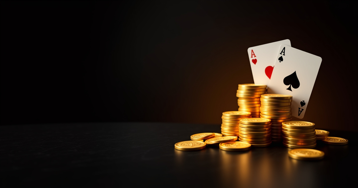 Royal Reels casino bonus — gold coins and cards